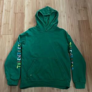 Green talentless hooded sweatshirt